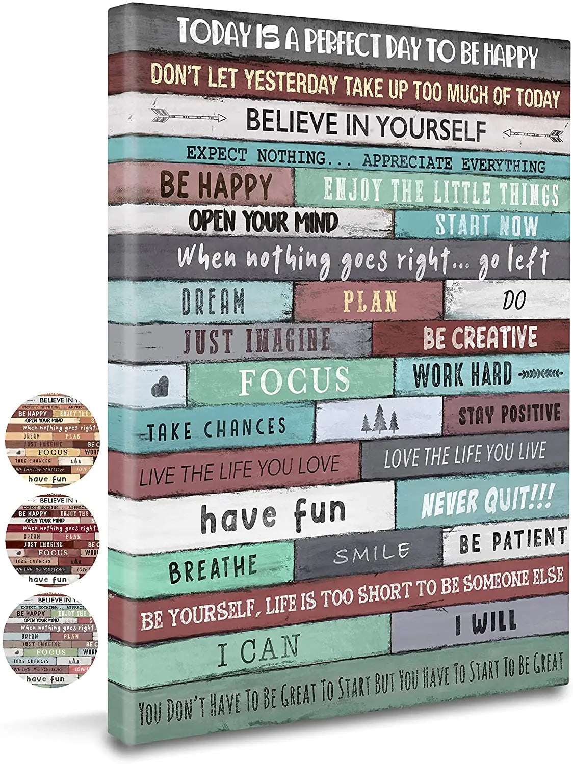 Inspirational Wall Art for Office - 12" x 16"